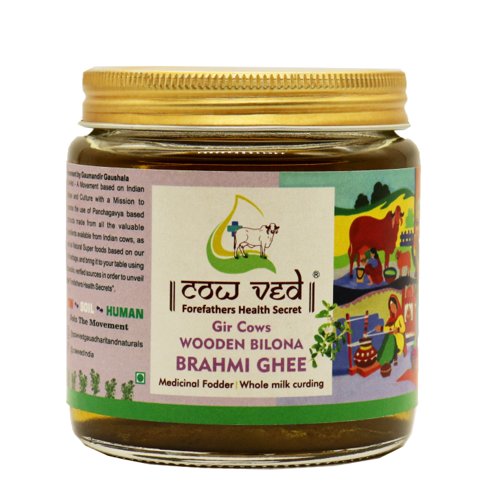 Combo - Ashwagandha + Brahmi +Shatavari Infused Wooden Bilona Ghee( 200 ml each )