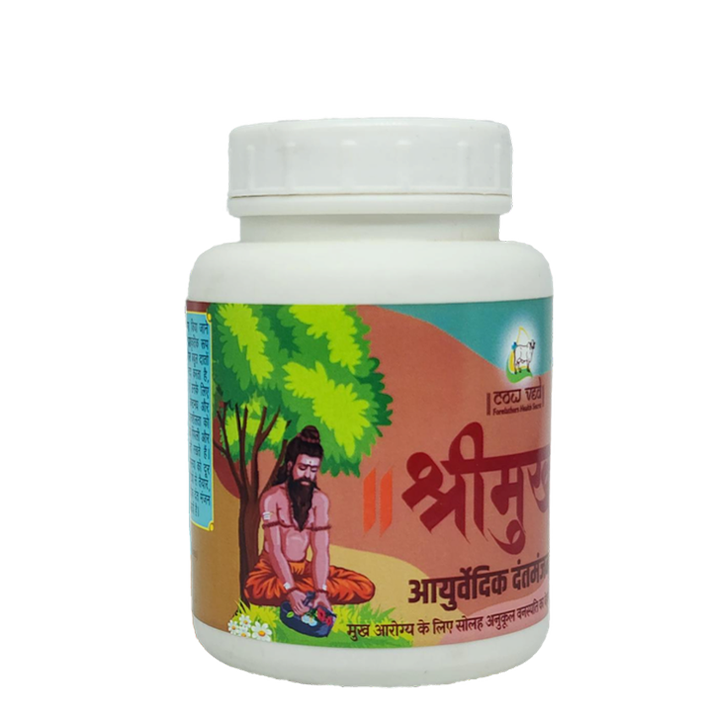 Shree Mukh Danta Manjan, Finest Texture (Soft For Gums)  With Essential 16 Herbs,/80GM